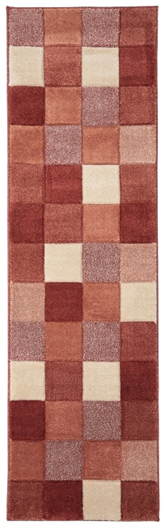 Newport Blocks Terra Runner Rug - Love-Rugs
