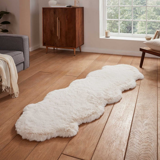 Love-Rugs Super Teddy Ivory Double Sheepskin Rug