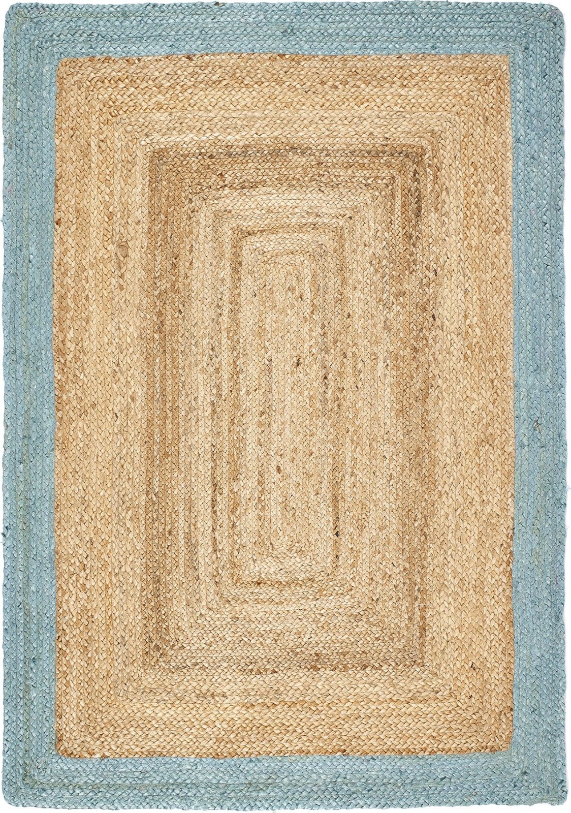 Jute Border Duck Egg Rug – Love-Rugs